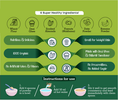 Kravita Wheat Banana Instant Mix