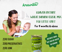 Kravita Wheat Banana Instant Mix