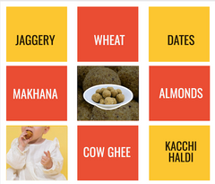 Wheat Haldi Ladoos